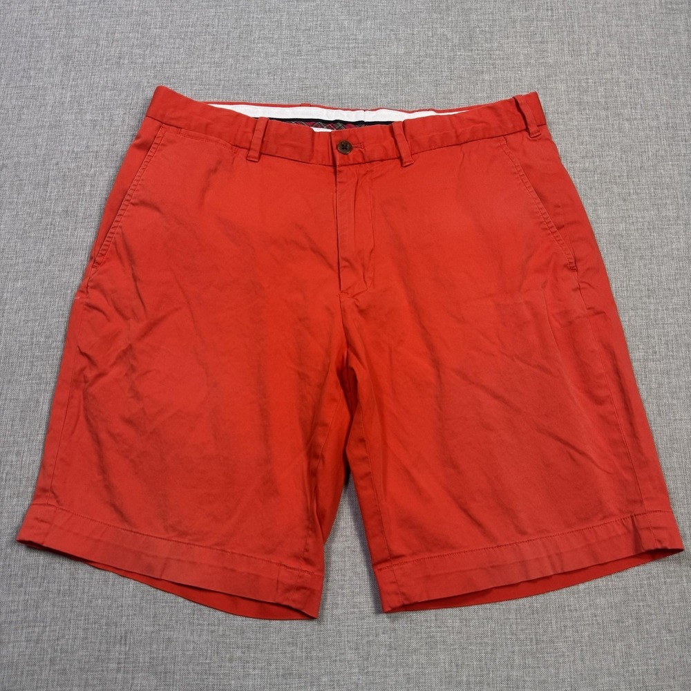 Polo Golf Ralph Lauren Chino Shorts Mens 33 Red Cotton Twill Stretch